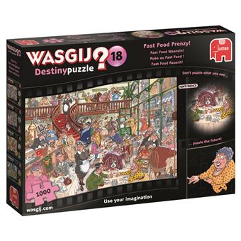 Puzzle Wasgij Destiny 18 Fast Food Frenzy - 1000 Peças