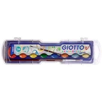 Caixa 8 Aguarelas Giotto - Cores Metalizadas