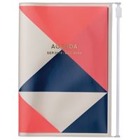 Agenda Semanal Vertical 16 Meses, 2019-2020 Mark's - Triângulos Rosa A6