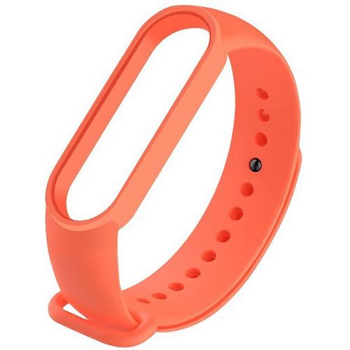 Bracelete Silicone Xiaomi para Mi Band 5 - Laranja