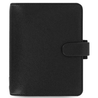 Filofax: Agenda Semanal Saffiano Bolso Preto