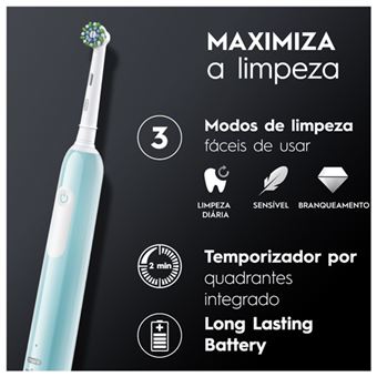 Escova Dentes Elétrica ORAL-B Pro 3 3500 Preta (1 Unidade)