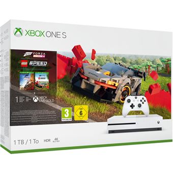 Xbox One S - 1TB - Branco - Forza Horizon 4 LEGO® Speed Champions