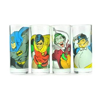 Conjunto Copos de Vidro Batman