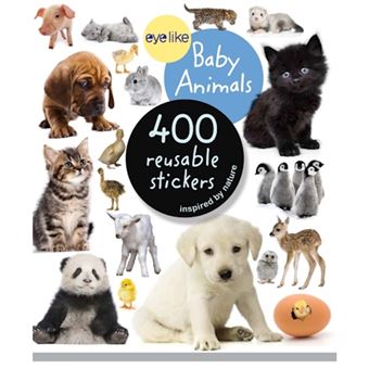 Eyelike stickers: baby animals