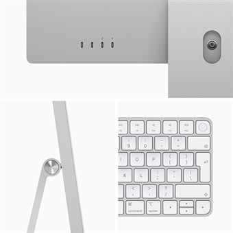 iMac | 24'' | 2021 | M1 | 512GB SSD | GPU 8-core - Prateado
