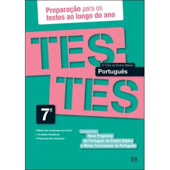 Testes de Língua Portuguesa - 7º Ano