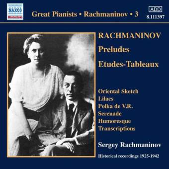 Rachmaninov - Solo Piano Recordings Vol.3