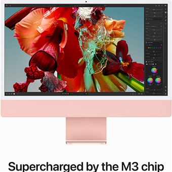 iMac | 24'' | 2023 | M3 | 512GB SSD | GPU 10-Core - Rosa - Desktop