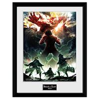 Poster Emoldurado Attack On Titan