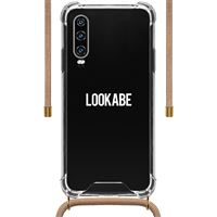 Capa LOOKABE para Huawei P30 - Transparente | Fita Bege