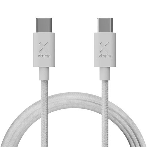 Cabo Xtorm CXG2070 Go2 USB-C para USB-C PD 100W 1m - Branco
