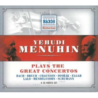 Yehudi Menuhin plays the Great Concertos (4CD)