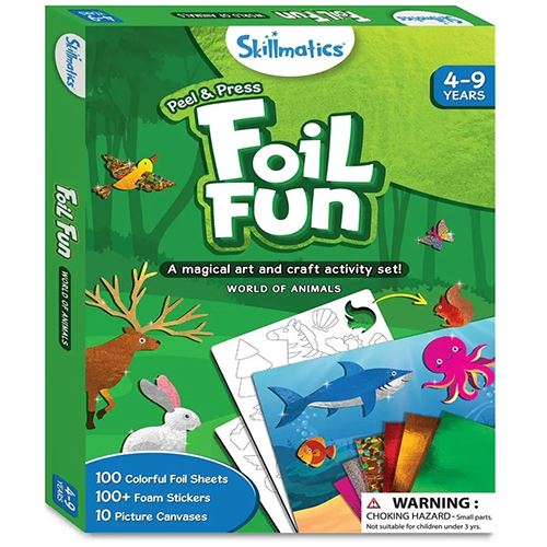 Set de Arte Foil Fun - World Of Animals - Skillmatics | Sig Toys