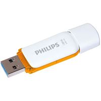 Pen USB 3.0 Philips Snow Laranja - 128GB