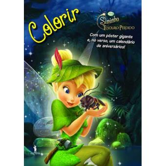 Sininho e o Tesouro Tesouro Perdido - Colorir + Póster Gigante
