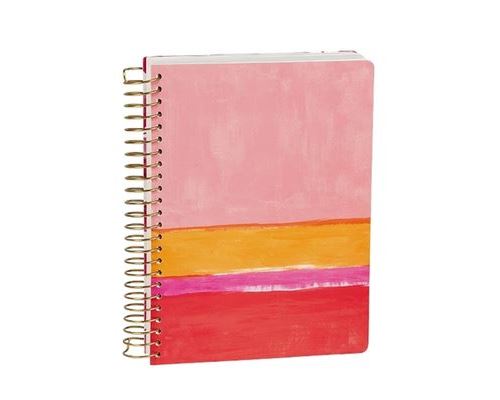 Caderno Pontilhado Espiral Artebene A5 - Degradé Rosa, Laranja, Vermelho