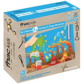 Kit Ciência Vulcões & Pega Monstros - 1