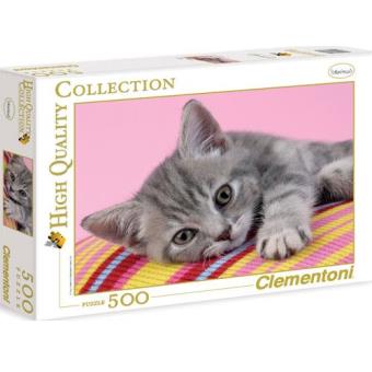 Puzzle Grey Kitten (500 Peças)
