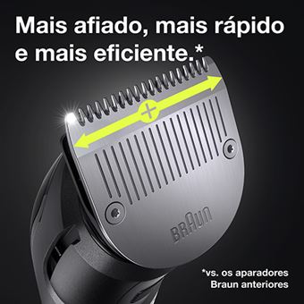 Aparador de Barba Braun All-in-One Trimmer Serie 7 MGK7331 - Preto