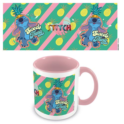 Coffret Cadeau Lilo & Stitch - Mug 500ml + Dessous De Verre + Porte-clés - Licence Disney