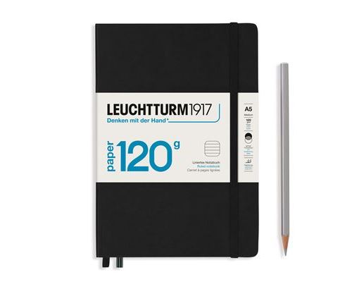 Caderno Pautado Leuchtturm1917 A5 Black