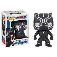 Funko Pop! - Bobble: Marvel: Captain America CW: Black Panther - 130