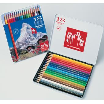 Caixa Metálica 18 Lápis de Cor Prismalo Aquarelle