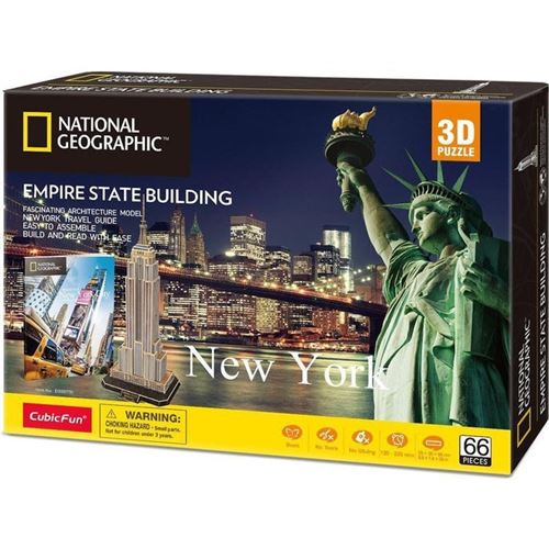 Puzzle 3D National Geographic Empire State