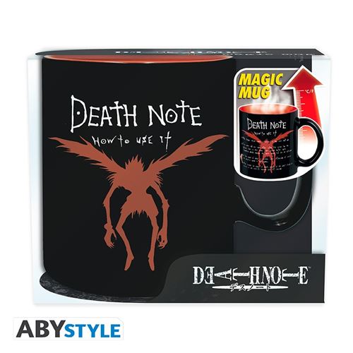 Caneca Death Note Personagens Toda Preta