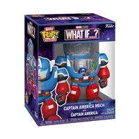 Funko Bitty Pop! Bitty Bot Figura Marvel What If…? Captain America Mech with Captain America - 2 Peças