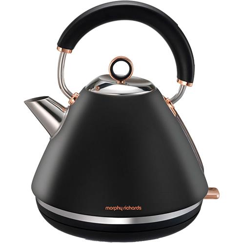 Chaleira Morphy Richards Traditional - Preto | Rosa Dourado
