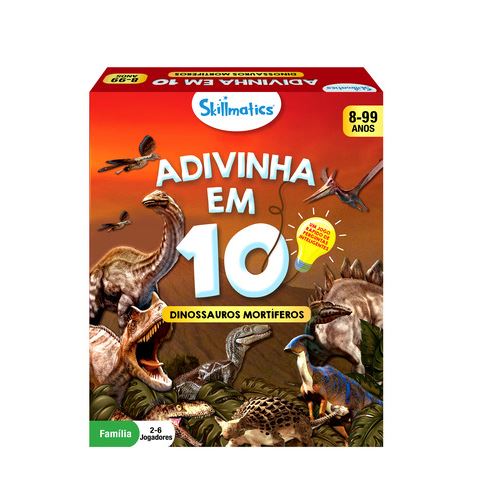 Jogo Adivinha Em 10 - Dinossauros Mortíferos Skillmatics