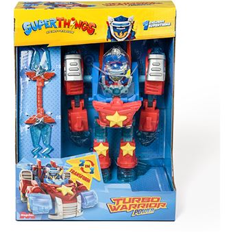 SUPERTHINGS Turbo Warrior Power - Robot Die Verandert In Een Auto Met Exclusieve Accessoires