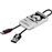 Cabo Tribe Keyline USB para Micro USB 22cm - Stormtrooper_0