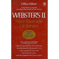 Webster's II New Riverside Dictionary
