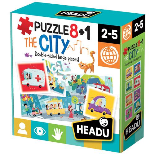 Puzzle 8 + 1 The City - Headu