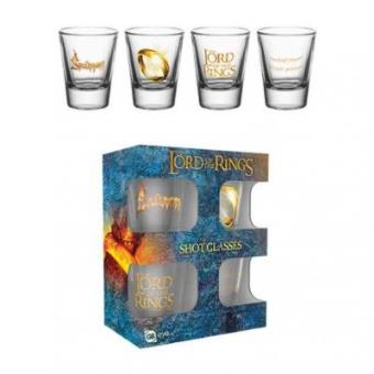 Conjunto de 4 Copos de Shot Lord of the Rings