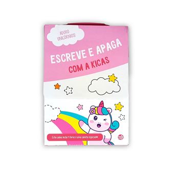 Adoro Unicórnios! Escreve e Apaga com a Kicas - 1