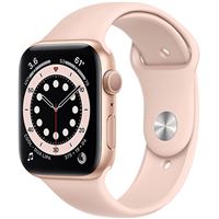 Apple Watch Series 6 40mm - Alumínio Dourado | Bracelete Desportiva - Rosa Areia