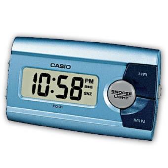 Casio Relógio Despertador Wake Up Timer PQ-31-2EF (Azul) Relógio