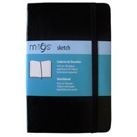 Caderno de Desenho Liso Mitos Sketch A5 Preto