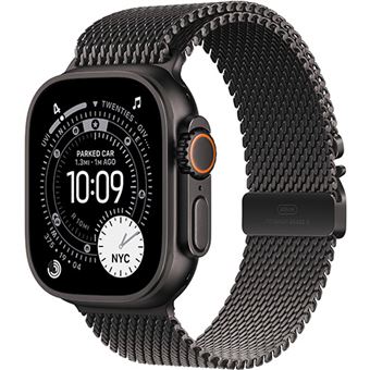 Apple Watch Ultra 3 Cellular - 49mm - Titânio preto | Loop - Preto - L - 1