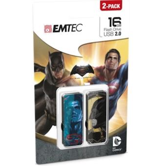Emtec Batman Superman P2 16GB USB 2.0 Multi unidade de memória USB