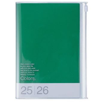 Agenda Semanal 16 Meses 2025-2026 Mark´s Europe B6 Colors - Verde - 1