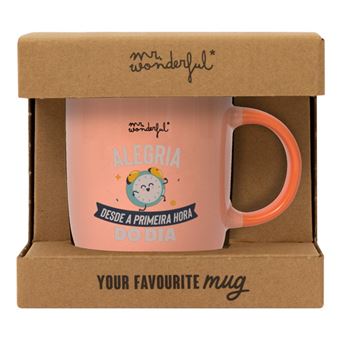 Mr. Wonderful Tasse, Céramique, Multicolore, Standard