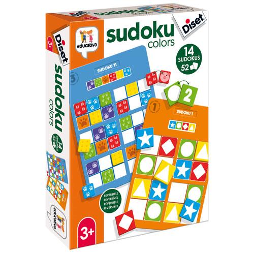 Imagens vetoriais Enfants colorés puzzle sudoku