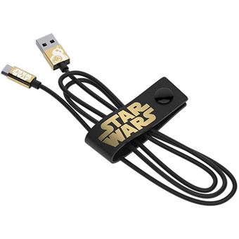 Cabo USB Tribe Micro USB Star Wars - Gold Edition BB-8