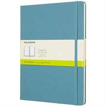 Caderno Pautado Moleskine XL Azul Claro