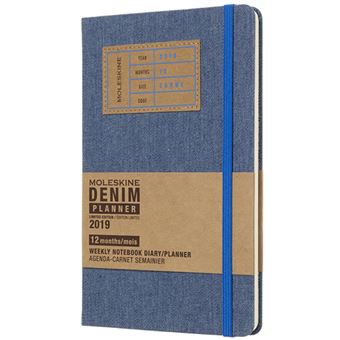 Agenda Semanal 2019 Moleskine Denim Grande